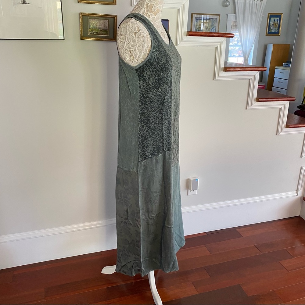 CITRON Santa Monica Green Animal Print & Floral Maxi Dress S - Picture 3 of 5